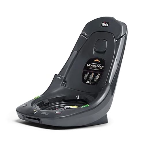 Chicco Fit360 Rotating Convertible Car Seat Base, Additional Base for The Fit360 Rotating Convertible Car Seat, LeverLock Installation | Anthracite/Grey