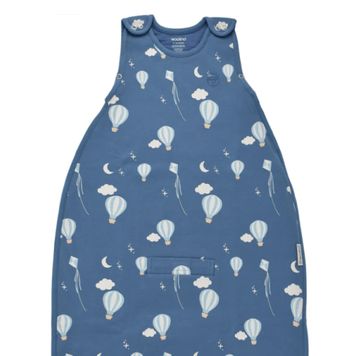 4 Season® Ultimate Baby Sleep Bag, Merino Wool & Organic Cotton, Hot Air Balloon