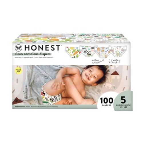 The Honest Company Clean Conscious Disposable Diapers - (select Size And Pattern)
