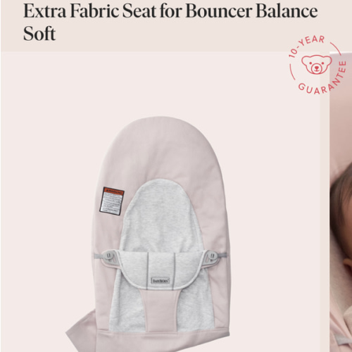 BabyBjörn Extra Fabric Seat for Bouncer Balance Soft