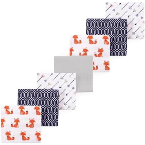 Luvable Friends Little Treasure Flannel Receiving Blankets 7pk