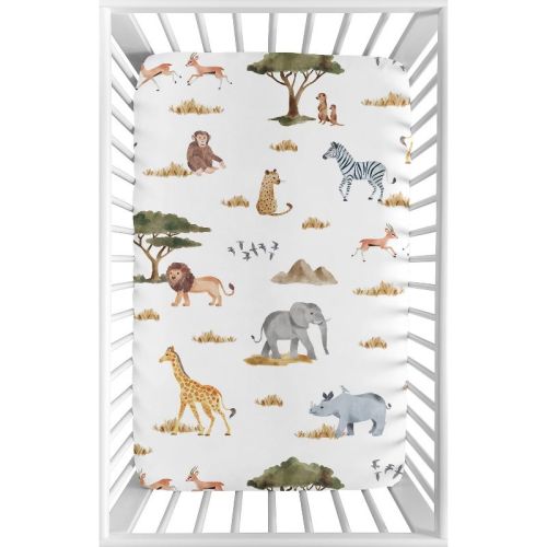Crib Sheet | Jungle Animals
