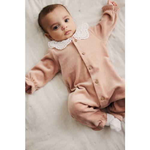 COTTON VELOUR JUMPSUIT