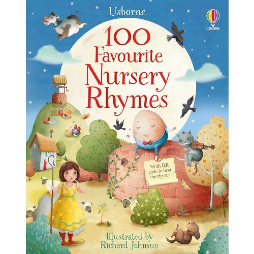 Usborne 100 Favourite Childrens Nursery Rhymes Book