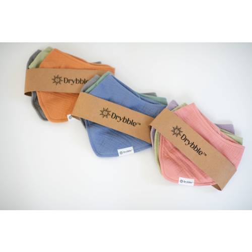 SET OF 3- Waterproof Bibs | Bandana Bibs | Baby Shower Gift | Baby Drool Bib | Muslin Baby Bibs | Organic Cotton Dribble Bib | New Baby Gift