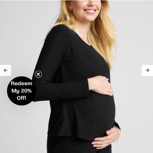 Featherweight Under Wraps Nursing Overlap Long Sleeve Tee | Beyond Yoga