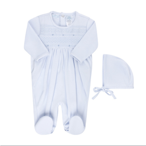 Baby Smocked Bullion Romper w/Hat I Feltman Brothers