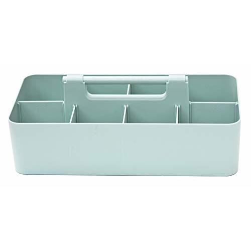 Enjoy Organizer Portable Caddy American Made, DIY Dividers, 8 Compartments, Supply Organizer, Portable Tote Basket with Handle Storage Organizer Bathroom, Office, Crafts, or School Supplies