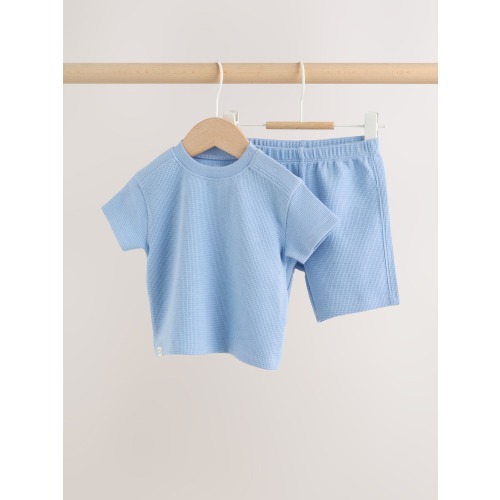 Blue Baby Top and Shorts Set (0-3month)