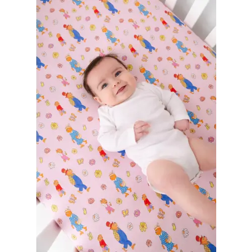 Berenstain Bears® Floral Bamboo Crib Sheet