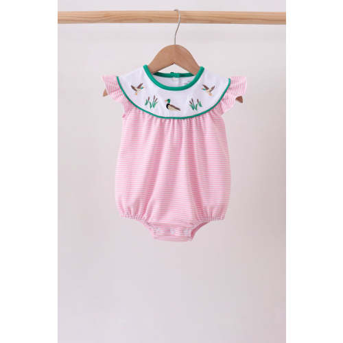 Pink strip duck bubble – HoneyBean