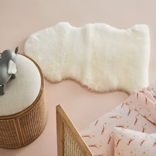 Adairs Baby - White Sheep Skin | Adairs