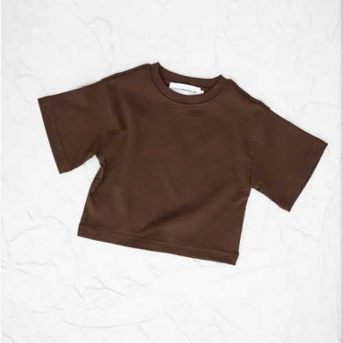 Basic Oversized Tee - Chocolate