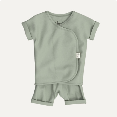Romper - Avocado – Bonsie Skin to Skin Babywear