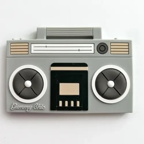 Boom Box Radio Silicone Teething Toy