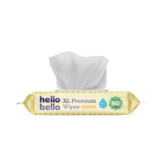 60 count XL Baby Wipes | Hello Bello