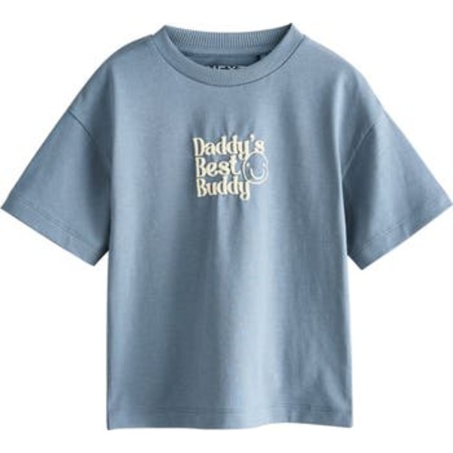 Kids' Daddy's Best Buddy Cotton Graphic T-Shirt
