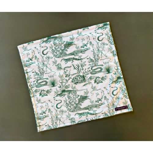 Swamp Minky Lovey: Animal security blanket for baby or toddler.