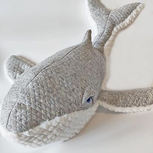 5 lb Weighted Whale Stuffed Animal - Large, Cute Plush Toy Whale for Gentle Embrace and Peaceful Times, Huggable Companion for Kids & Adults, Ideal Heavy Plushie for All Ages