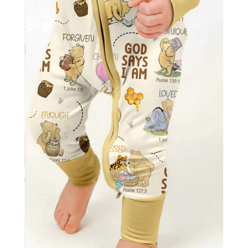 God Says I Am – Little Blessings Bamboo Convertible Zippy