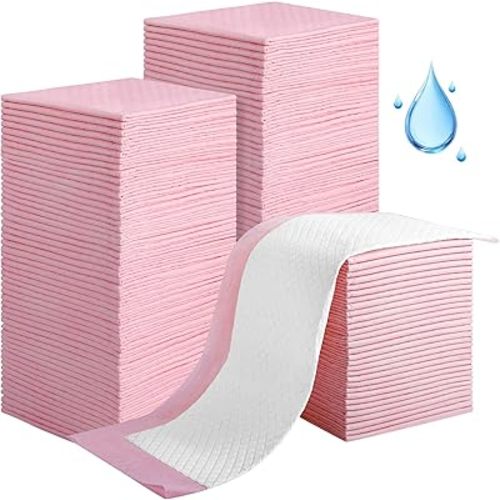 100 Pack Disposable Changing Pads, 13 x18 in Baby Incontinence Changing Pads,Super Absorbent Disposable Underpads,Waterproof Leak-Proof Breathable Underpads