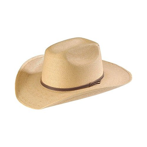 Atwood Hat Co Infant-Boys' 'S Palm Leaf Straw Cowboy Natural One Size