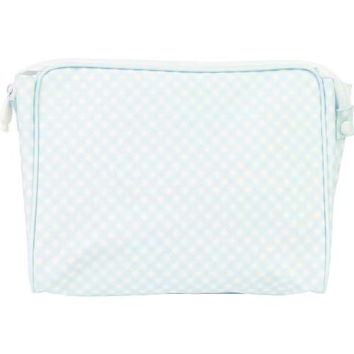 The Go Bag in Blue Gingham