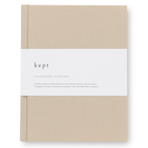 Kept Baby Book- Dune Color