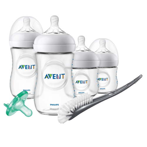 Philips Avent Natural Baby Bottle Newborn Starter Baby Gift Set, SCD209/01