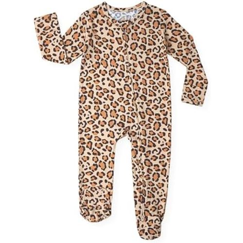 Baby Footie Romper Pajamas Unisex Newborn Infant Pjs Soft Rompers Viscose from Bamboo Sleepwear