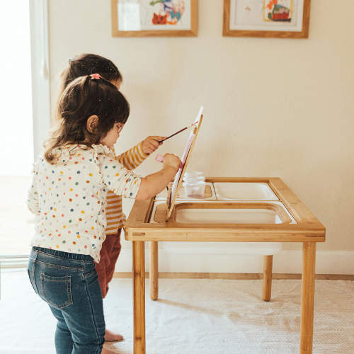 Wonder & Wise Kids Land, Sand and Water Table Art Station