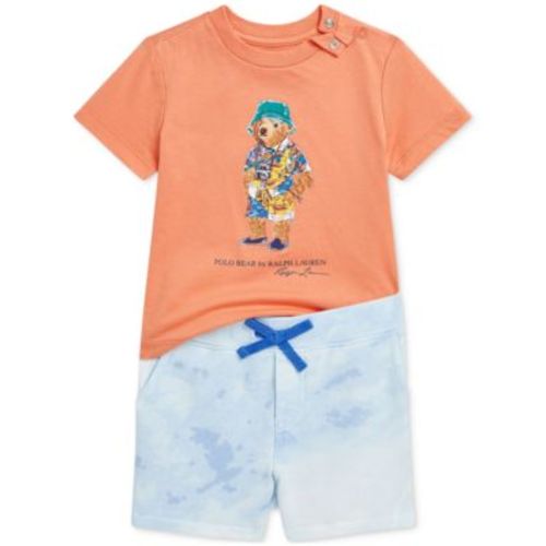 Baby Boys Polo Bear Tee & French Terry Short Set