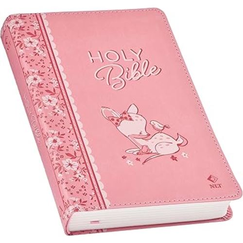 NLT Keepsake Holy Bible for Baby Girls Baptism Easter, New Living Translation, Pink (NLT Baby Keepsake Editions)