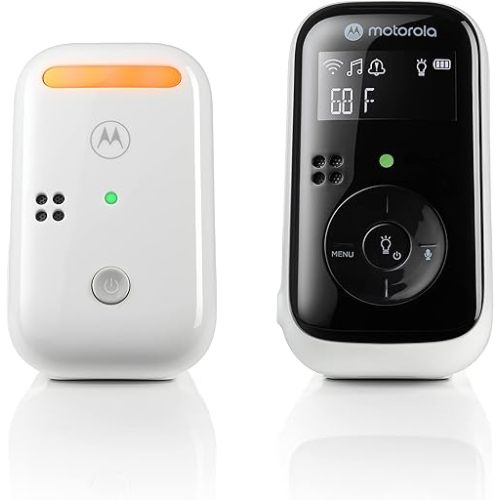 Motorola Nursery Baby Monitor, 1000ft Range PIP11 Audio Only, Nightlight, Lullabies, No WiFi Needed, Portable Parent Unit for Easy Monitoring
