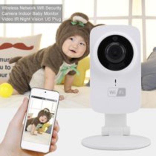 Yosoo 720P Wireless Network Wifi Security Camera Indoor Baby Monitor Video IR Night Vision Household, Baby Security Monitor, Indoor Baby Monitor