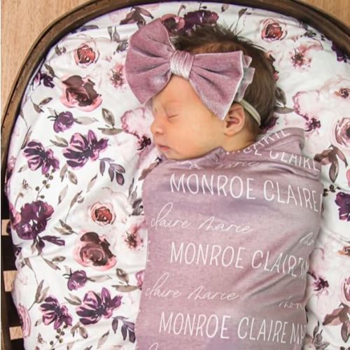 Velvet Bow Headband - Lilac