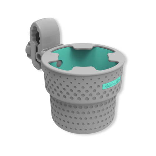 Skidaddle by Skip Hop Universal Stroller Cup Holder Teal/Grey