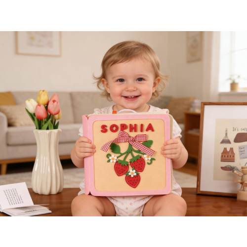 Personalized Easter Gifts for Baby, Handmade Felt Quiet Book, Customized Soft Montessori-inspired Toy, First Birthday Present, Busy Book - Etsy