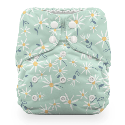All in One Cloth Diaper | Organic Cotton + Hemp | Woodland Aster