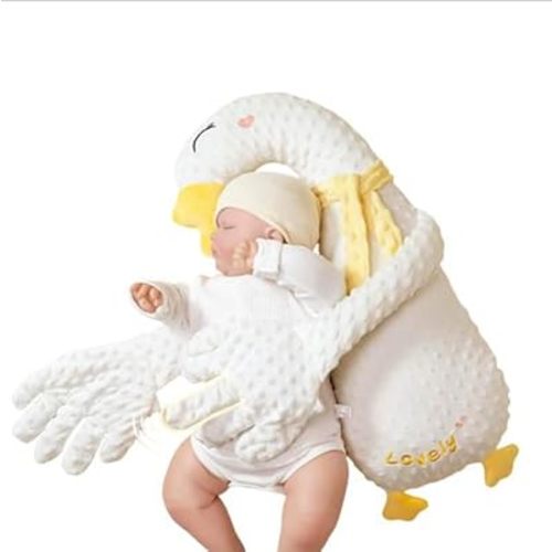 Companion Plush Toy - Animal Shaped Comforting Pillow, Soft Sensory Stuffed Animal for Soothing & Cuddling (D)