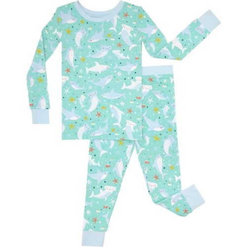 Little Sleepies Two-Piece Pajama Set for Boys & Girls, Soft Viscose from Bamboo Toddler Pajamas for Kids, Family Matching PJs