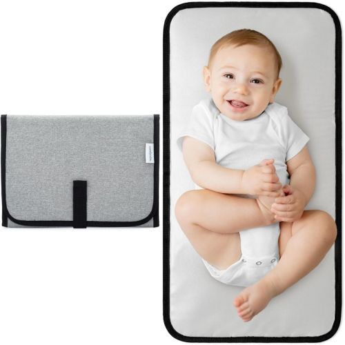 Portable Diaper Changing Pads for Newborn Girl & boy, Compact by Comfy Cubs (Earth Green, Compact)
