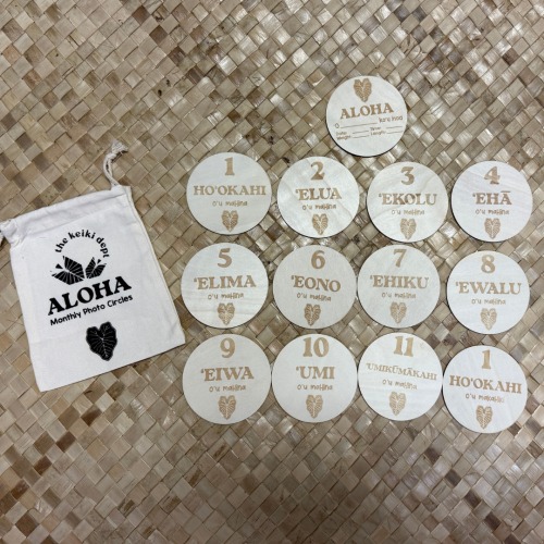 Aloha Monthly Photo Circles | The Keiki Dept