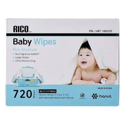 RICO Baby Wipes, 720-count | Costco