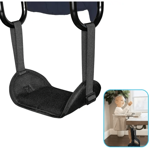 Baby Footrest Compatible with Inglesina Fast Table Chair, Adjustable Foot Rest for Clip-On Table Chair with Tray, Toddler Foot Rest for Hook-On Portable High Seat for Travel