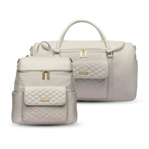 Travel Bag & Diaper Bag Bundle – Designer Mom Bag Set | Luli Bebé