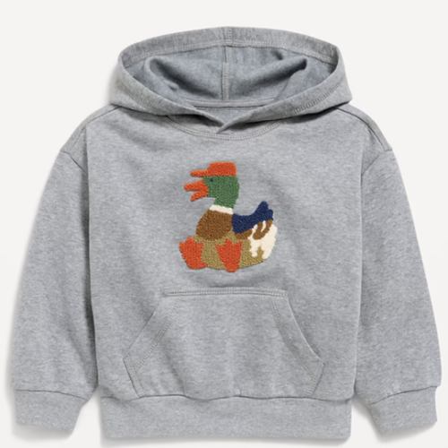 Oversized Boxy Washed Unisex Pullover Hoodie for Toddler