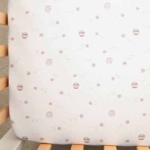 Living Textiles Baby Cotton Jersey Crib Little Geese Sheet