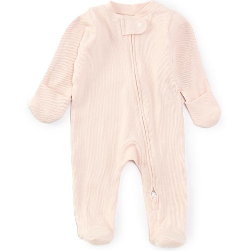 Burt's Bees Baby Long-Sleeve Organic Cotton Solid Footie Coverall
