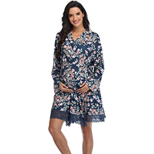 Robes for Women Maternity Robe for Hospital Robes Labor Delivery Robes Pregnancy Nursing Robes Sleepwear